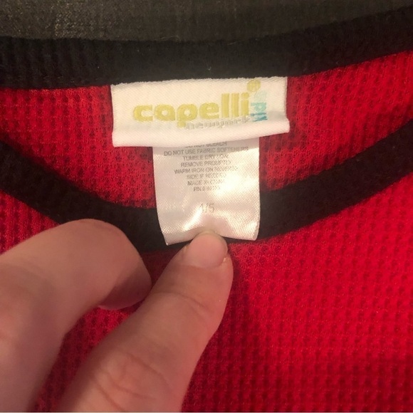 Capelli Kid New York Black and Red Shirt - Picture 3 of 4